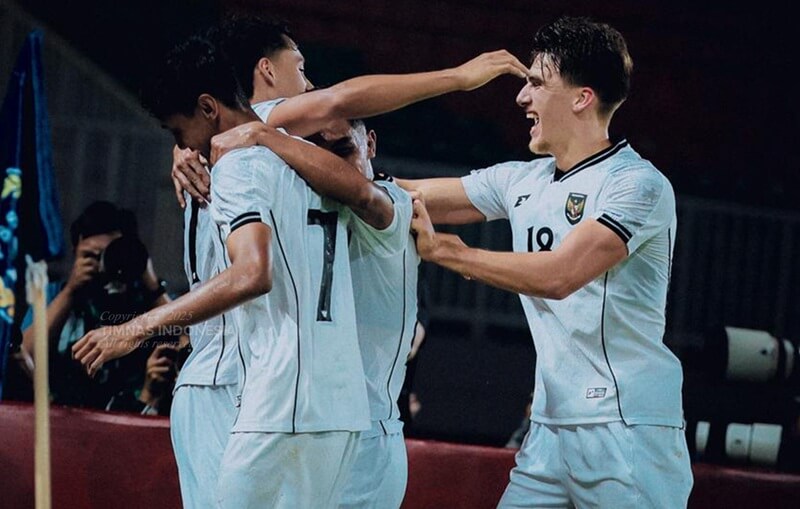 Timnas U-23 Indonesia saat melawan Mali di laga uji coba kedua - Holopis