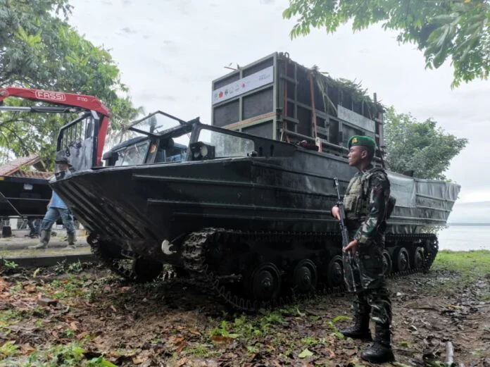TNI Bantu Penyelamatan Badak di Taman Nasional Ujung Kulon_HOLOPIS TNI Bantu Penyelamatan Badak di Taman Nasional Ujung Kulon_HOLOPIS