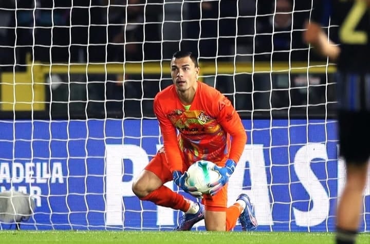 Penjaga gawang Cremonese sekaligus Timnas Indonesia Emil Audero._HOLOPIS