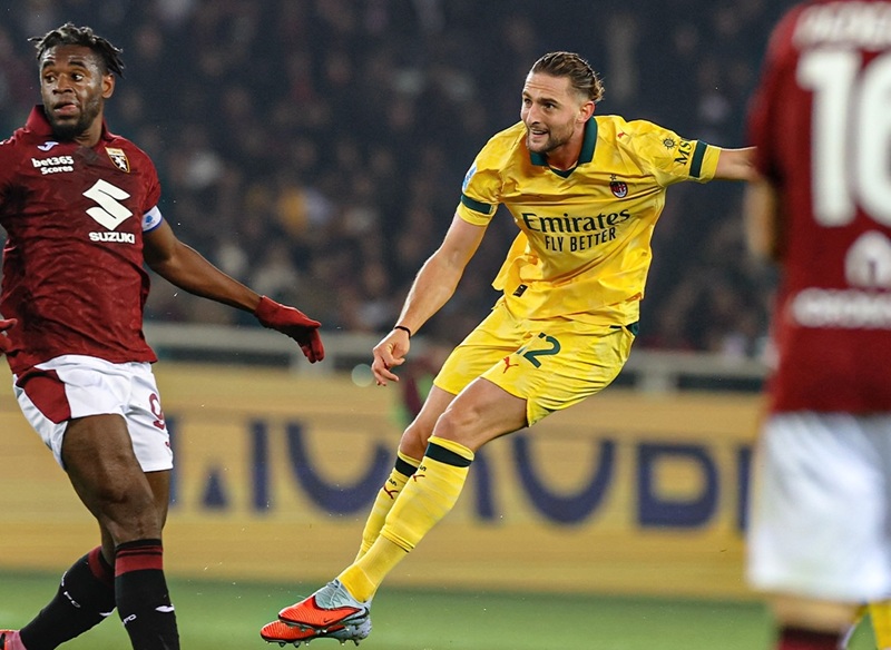 Adrien Rabiot sumbang gol untuk AC Milan - Holopis