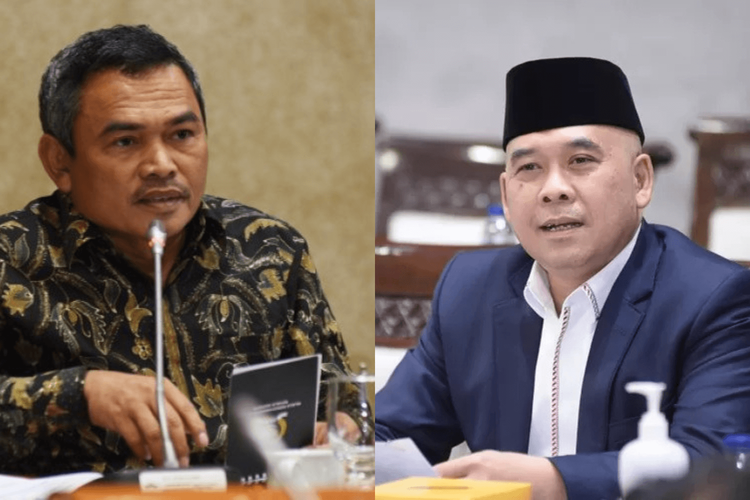 Anggota Dewan Satori dan Heri Gunawan