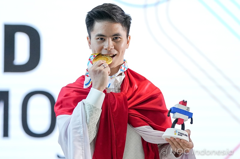 Edgar Xavier Marvelo raih medali emas di cabor Wushu pada SEA Games 2025 - Holopis