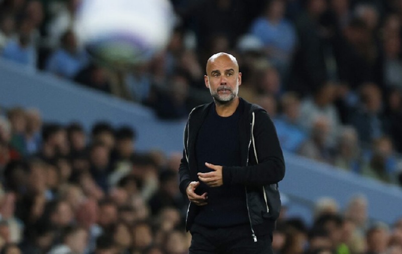 Manajer Manchester City Pep Guardiola - Holopis