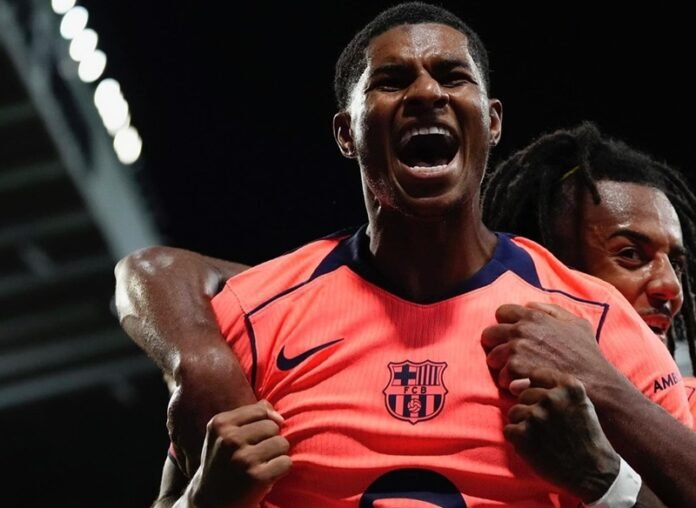 Marcus Rashford bersama Barcelona - Holopis