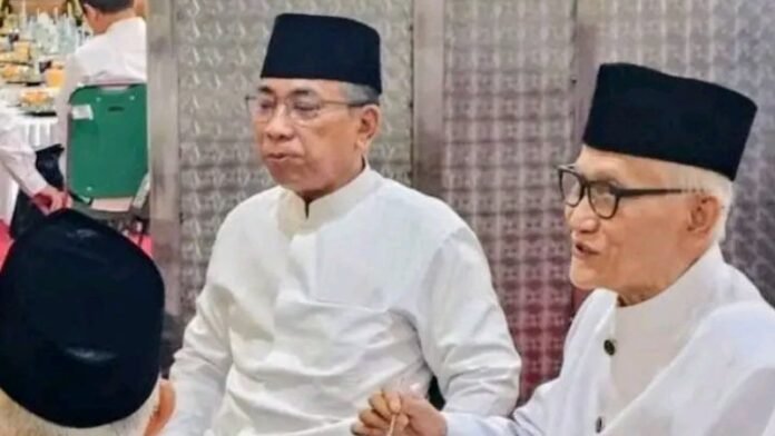 Ketua Umum PBNU Yahya Cholil Staquf dan Rais Aam PBNU Miftachul Akhyar sepakat islah_HOLOPIS