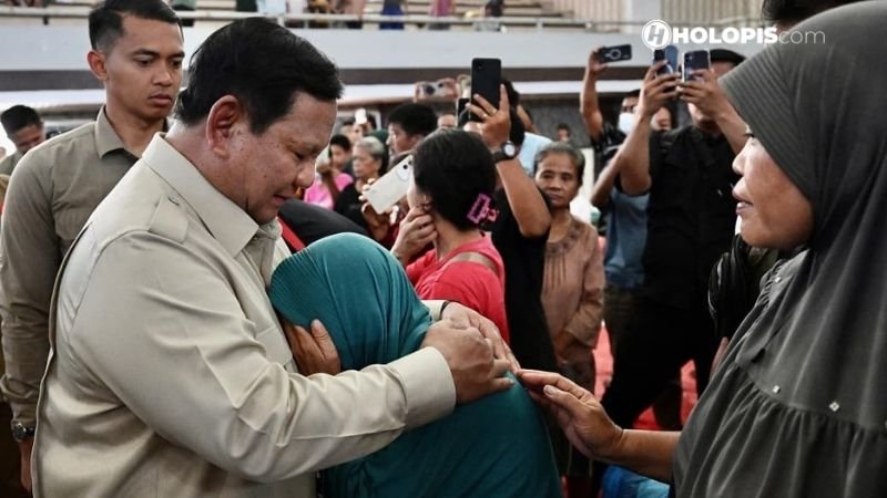 Prabowo ke Lokasi Banjir_3 - Holopis Prabowo ke Lokasi Banjir_3 - Holopis