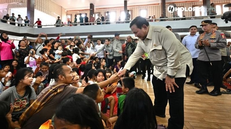 Prabowo ke Lokasi Banjir_4 - Holopis Prabowo ke Lokasi Banjir_4 - Holopis