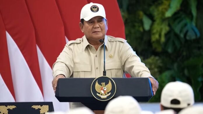 Presiden RI Prabowo Subianto saat lepas kontingen SEA Games di Istana Negara_HOLOPIS