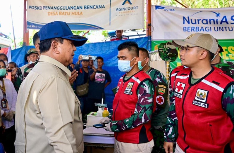 Presiden Prabowo di Sumut -Holopis