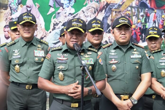 Wakil Kepala Staf Angkatan Darat (Wakasad) Letjen TNI Muhammad Saleh Mustafa