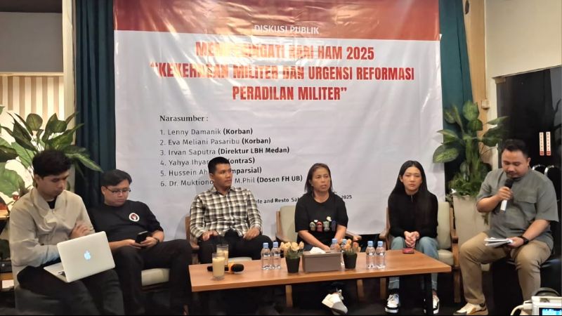 Diskusi publik bertajuk 'Kekerasan Militer dan Urgensi Reformasi Peradilan Militer'_HOLOPIS