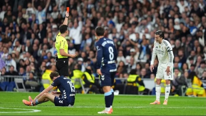 Laga Real Madrid vs Celta Vigo di Santiago Bernabeu, Madrid._HOLOPIS