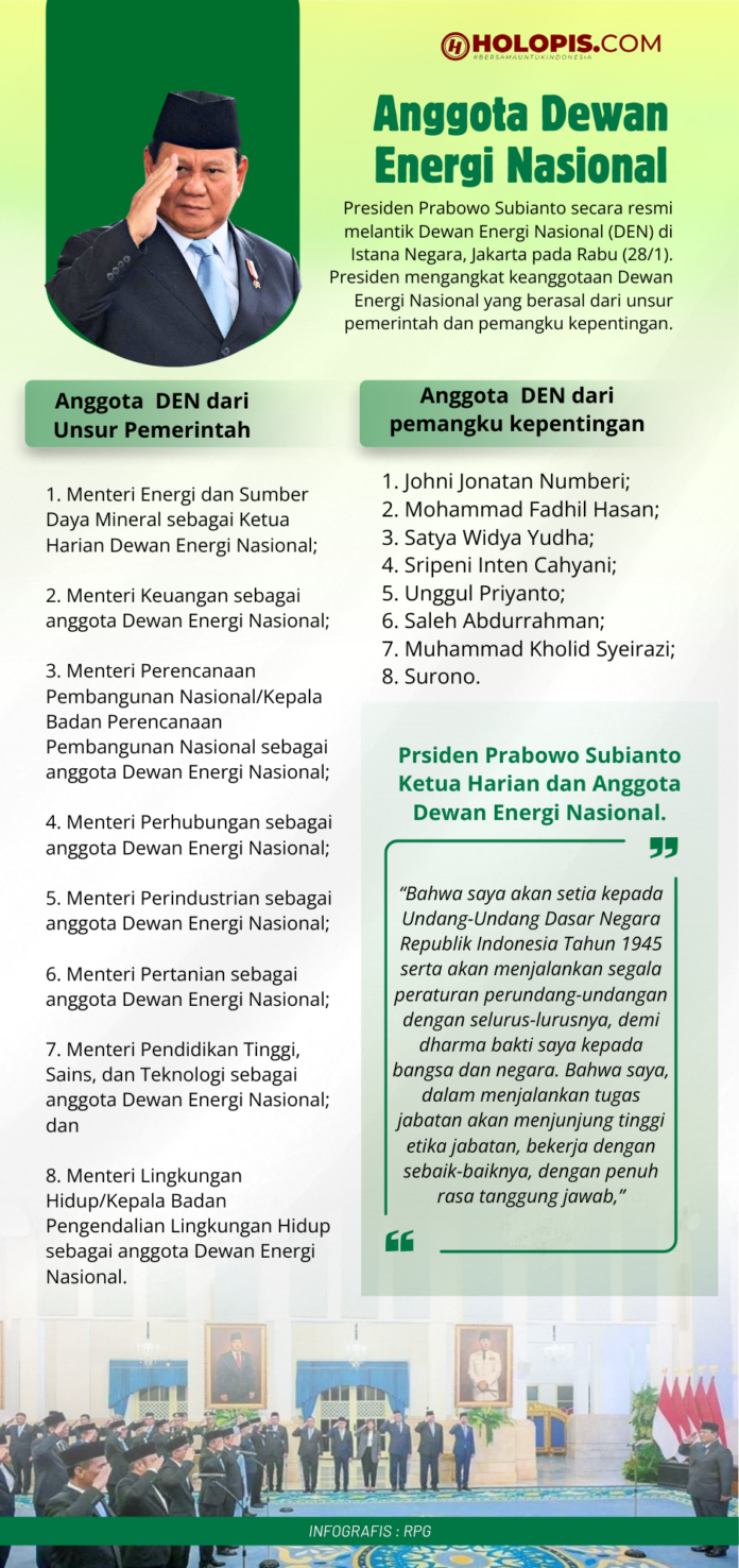 Anggota Dewan Energi Nasional - Holopis