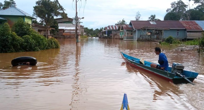 Banjir di Nunukan -Holopis