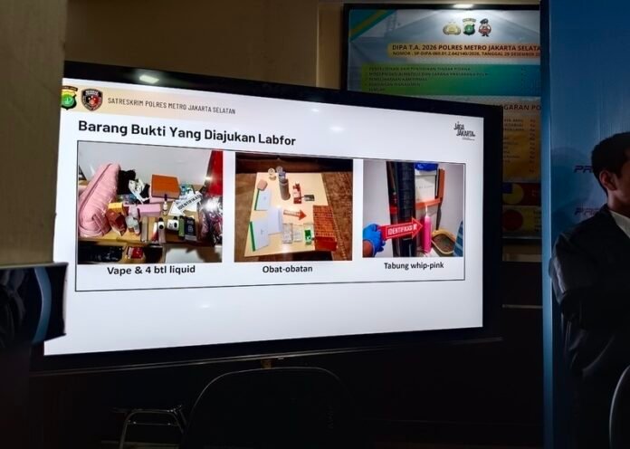 Barang Bukti Kematian Selebgram Lula