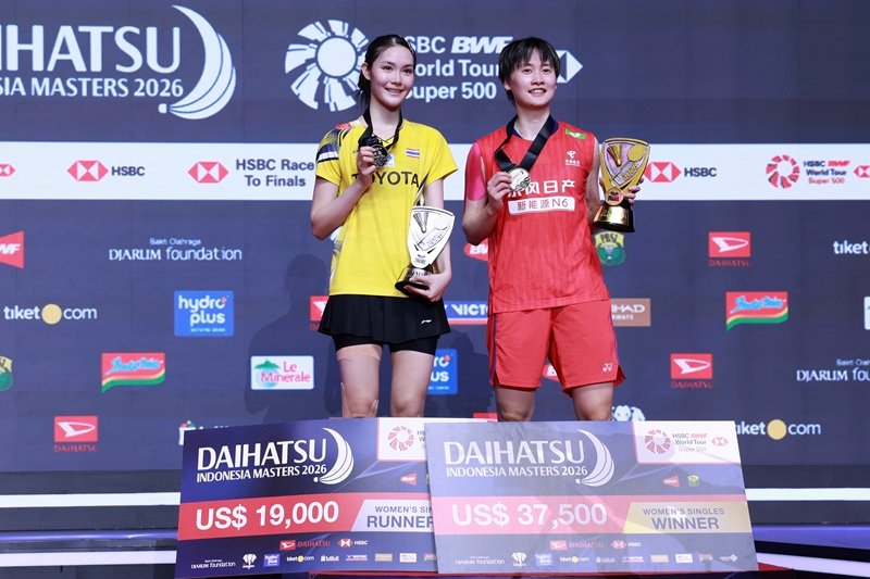 Chen Yu Fei dan Pitchamon Opatniputh di Indonesia Masters 2026 - Holopis