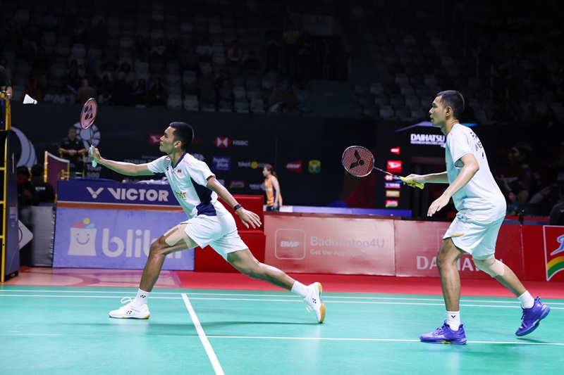 Fajar-Fikri melawan Chen-Lin di 32 besar Indonesia Masters 2026 - Holopis