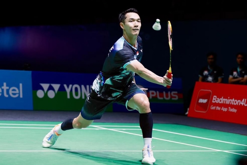 Jonatan Christie di semifinal Malaysia Open 2026