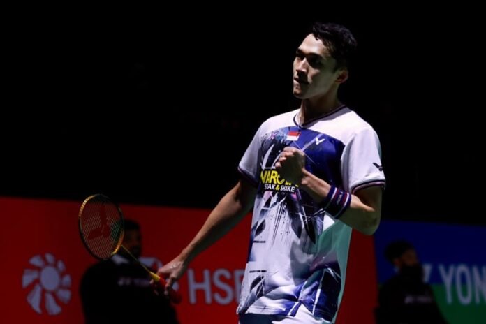 Jonatan Christie tampil di India Open 2026 - Holopis