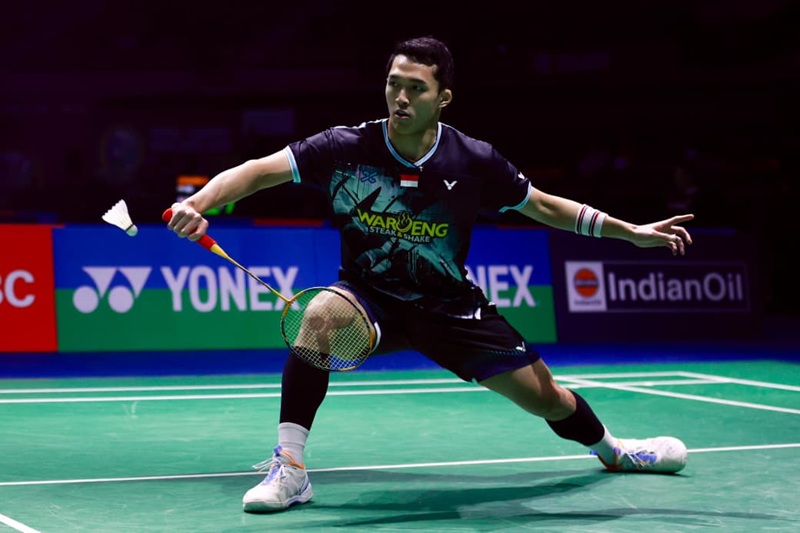 Jonatan Christie tampil di semifinal India Open 2026