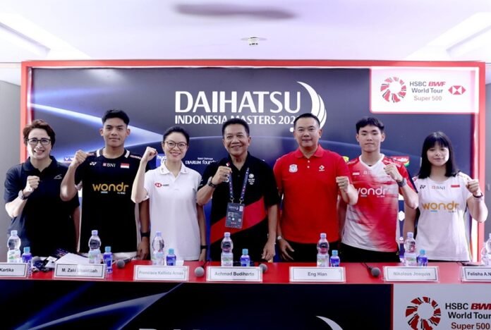 Jumpa Pers jelang Indonesia Masters 2026 Super 500 di Istora GBK - Holopis