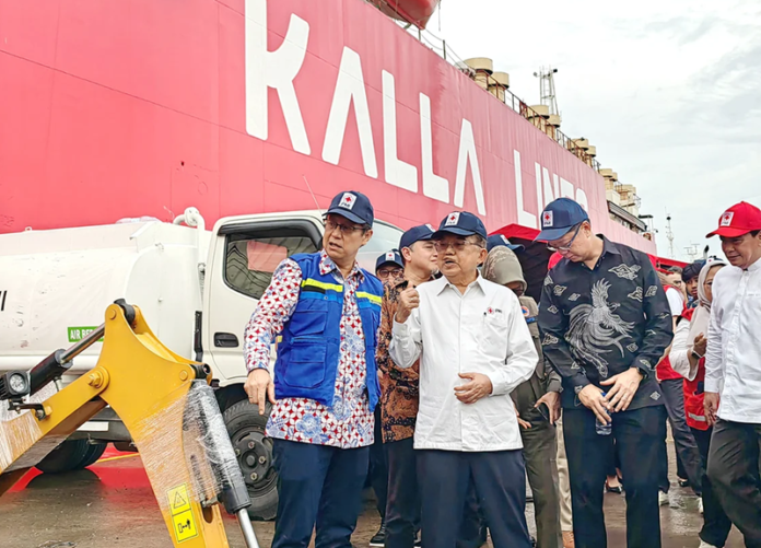 Jusuf Kalla di Tanjung Priok