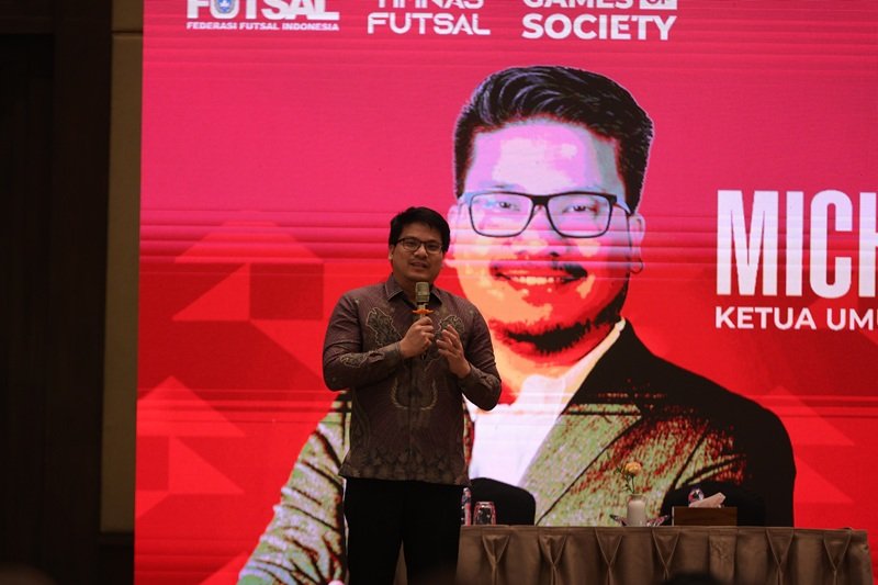 Ketua Umum Federasi Futsal Indonesia (FFI) Michael Victor Sianipar - Holopis