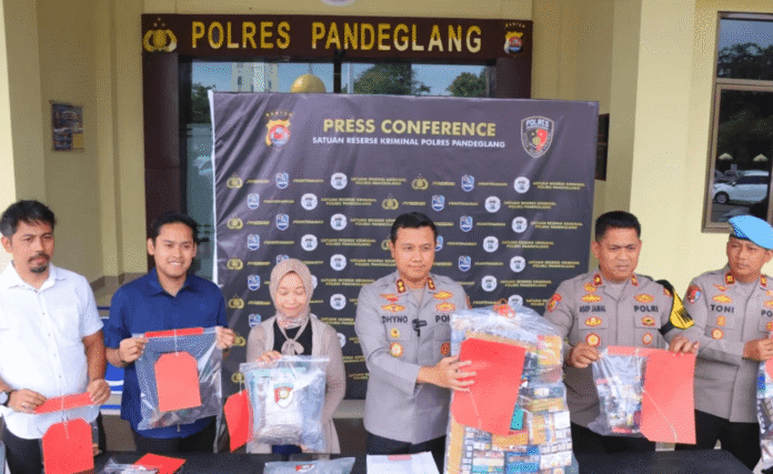 Konferensi Pers Polres Pandeglang