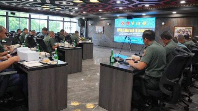 Panglima TNI Ikuti Rapim Kemhan dan TNI Tahun 2026._HOLOPIS
