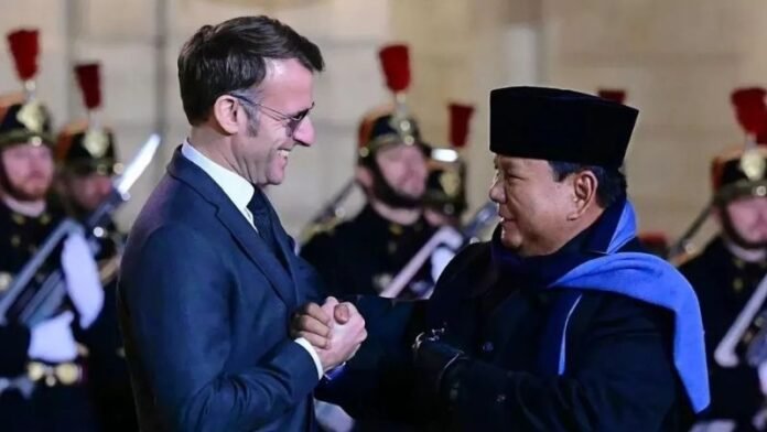 Prabowo bersama Macron - Holopis