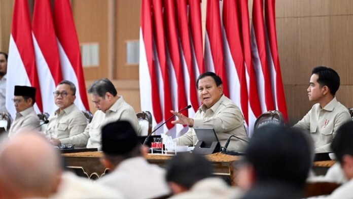 Presiden Prabowo dalam forum Taklimat Awal Tahun 2026 - Holopis
