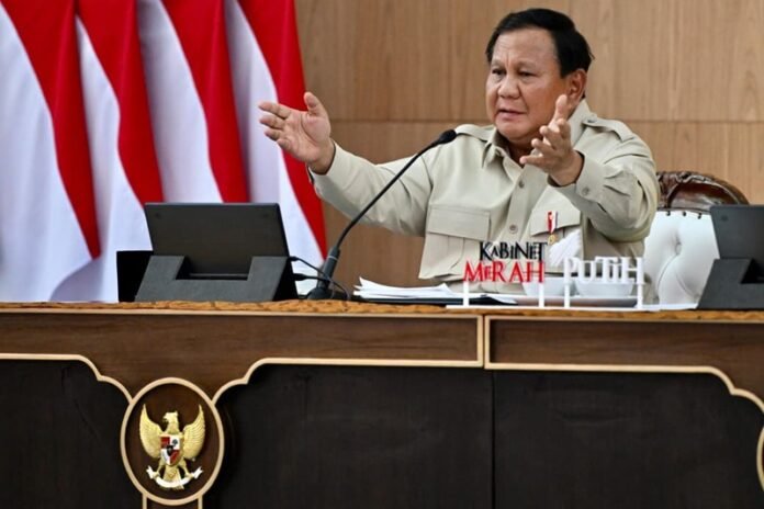 Presiden Prabowo dalam forum Taklimat Awal Tahun 2026 - Holopis