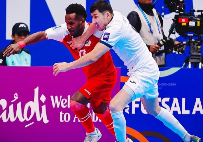 Timnas Futsal Indonesia vs Kirgistan di laga kedua Grup A Piala Asia Futsal 2026 - Holopis