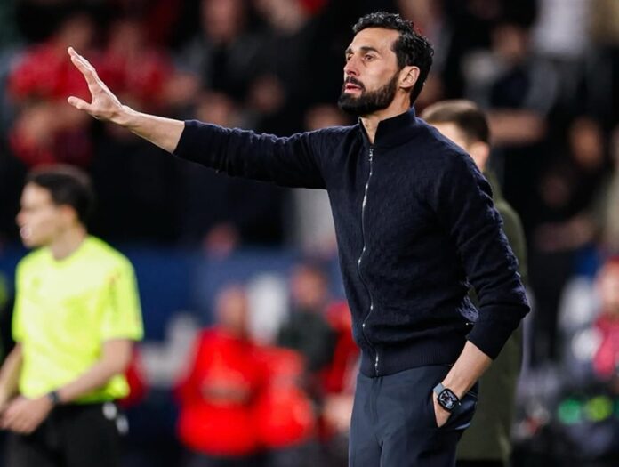 Alvaro Arbeloa, pelatih Real Madrid saat melawan Osasuna di lanjutan Liga Spanyol - Holopis