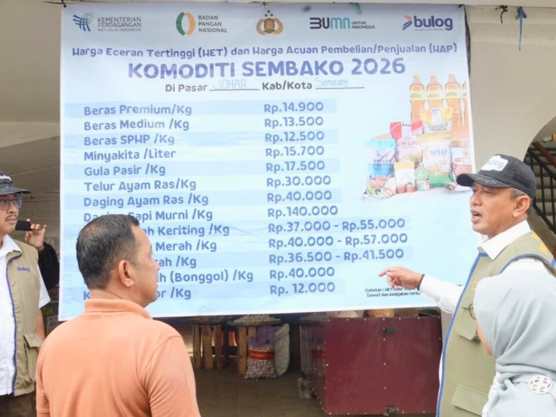 Bapanas sidak pasar
