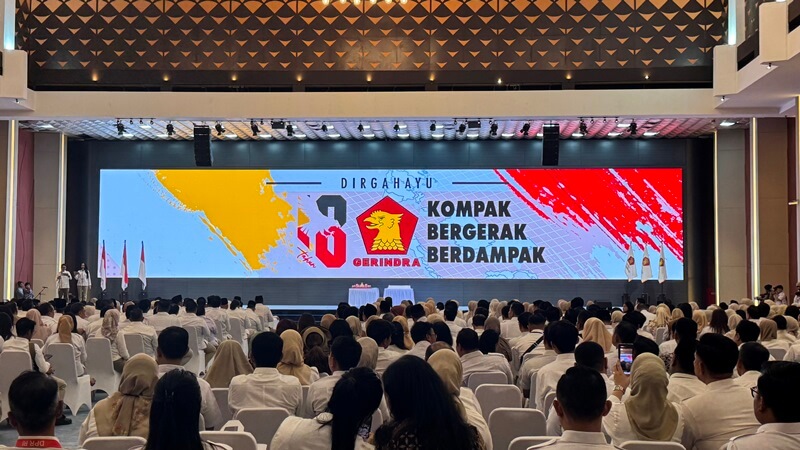 HUT 18 Gerindra di DPR RI