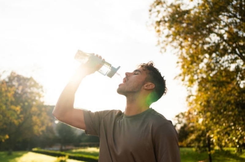 Ilustrasi Minum Air