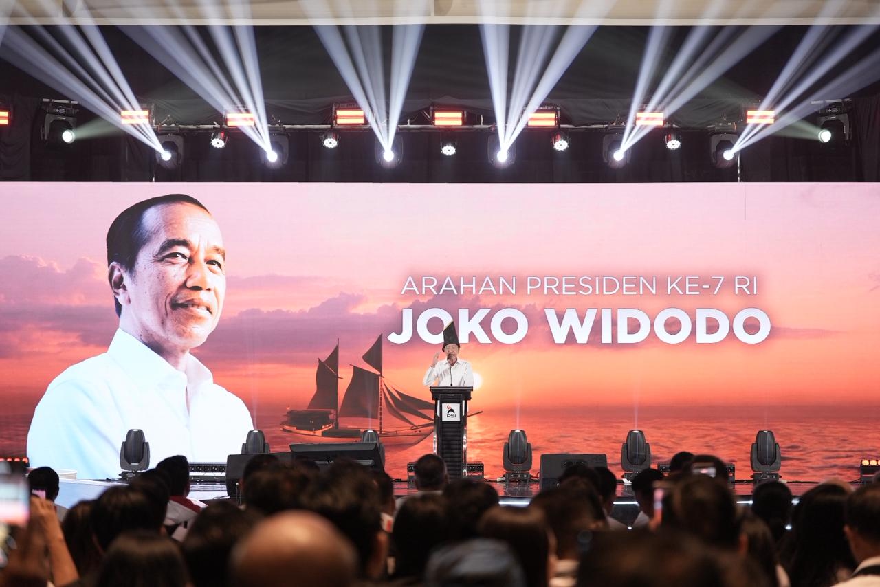 Joko Widodo di Kongres PSI 2026 - Holopis