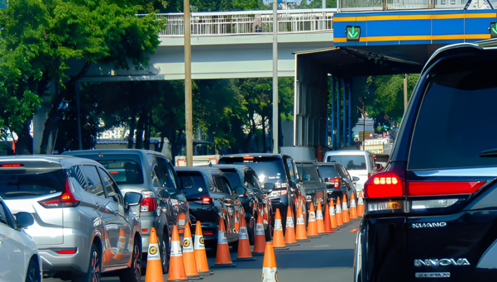 Macet di tol - Holopis