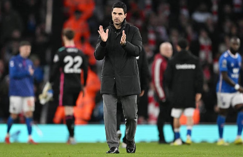 Manajer Arsenal, Mikel Arteta usai laga melawan Sunderland - Holopis