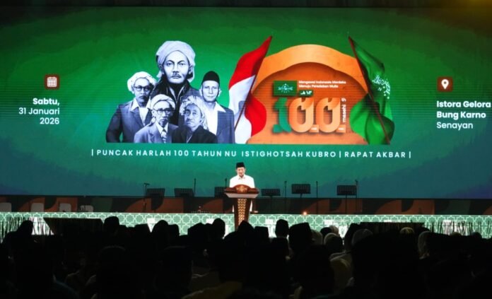 Menag Nasaruddin Umar di 100 Tahun NU - Holopis