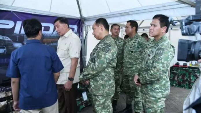 Menhan RI Sjafrie Sjamsoeddin saat Rapim TNI di Mabes TNI._HOLOPIS