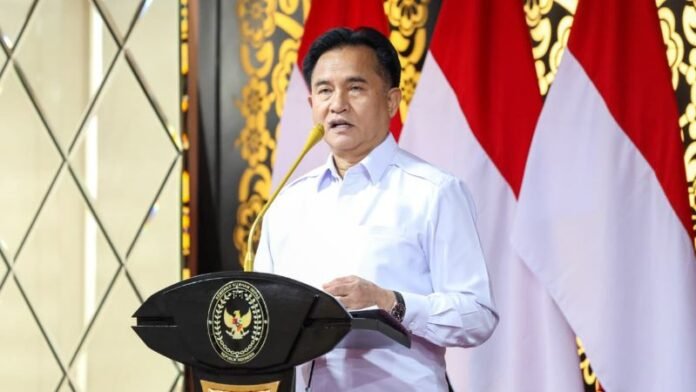 Menteri Koordinator Bidang Hukum, HAM, Imigrasi, dan Pemasyarakatan Yusril Ihza Mahendra._HOLOPIS