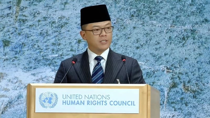 Menlu Sugiono di Dewan HAM PBB - Holopis (2)