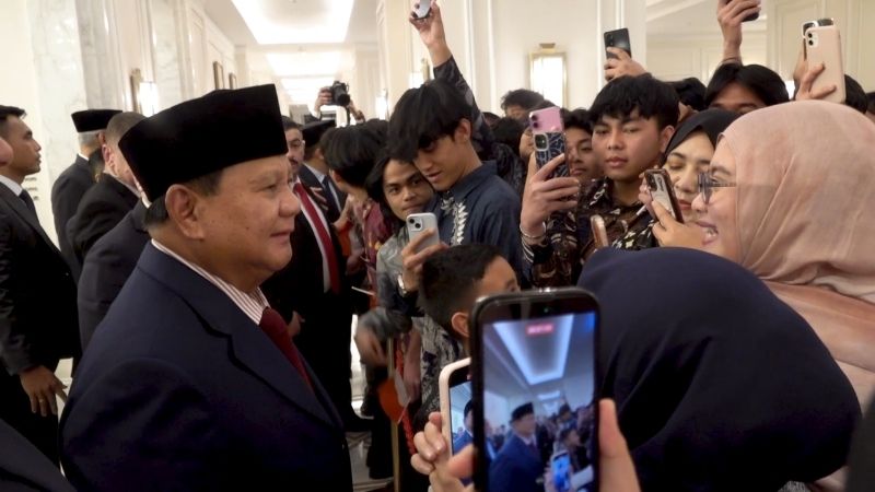 Prabowo di Yordania - Holopis