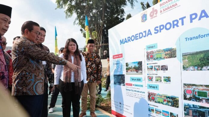 Gubernur DKI Jakarta, Pramono Anung, meresmikan Maroedja Sport Park di Kembangan, Jakarta Barat._Holopis