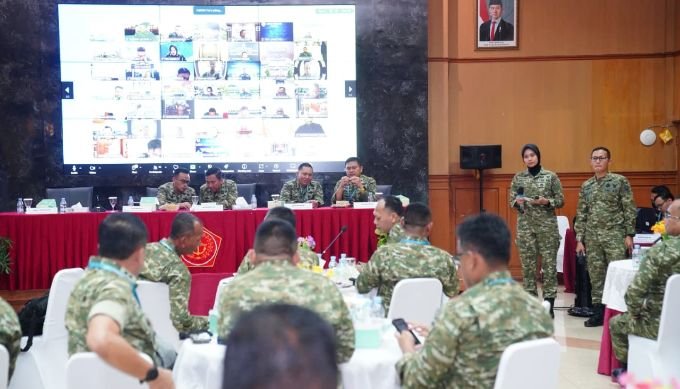 Rakornispen TNI dihadiri para Kadispen Angkatan dan seluruh Pejabat Penerangan jajaran TNI._HOLOPIS
