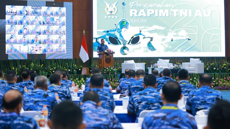 Rapat Pimpinan TNI AU._Holopis
