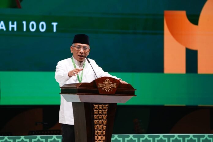Yahya Cholil Staquf di HUT 100 Tahun NU - Holopis