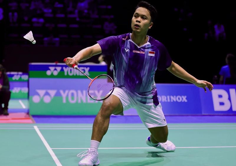 Anthony Ginting Di Swiss Open 2026 Holopis